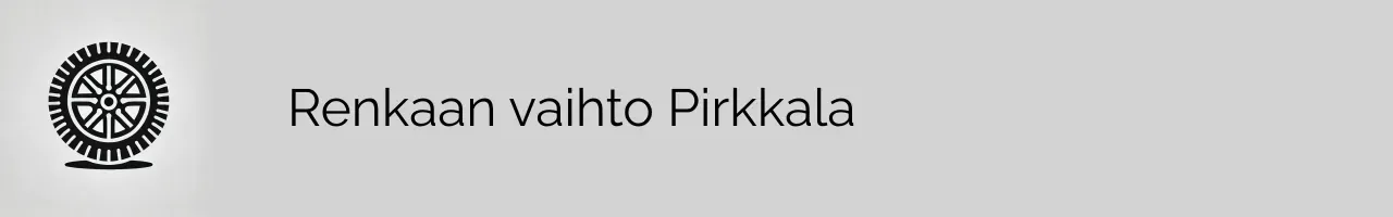 Renkaan vaihto Pirkkala